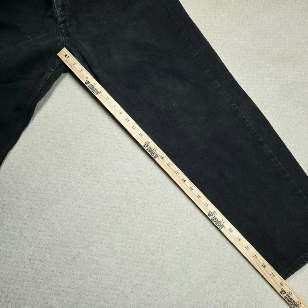 Vintage 90s Levi's 550 Jeans Mens 38x30 Relaxed‎ Fit Tapered Leg Black Dad Jean